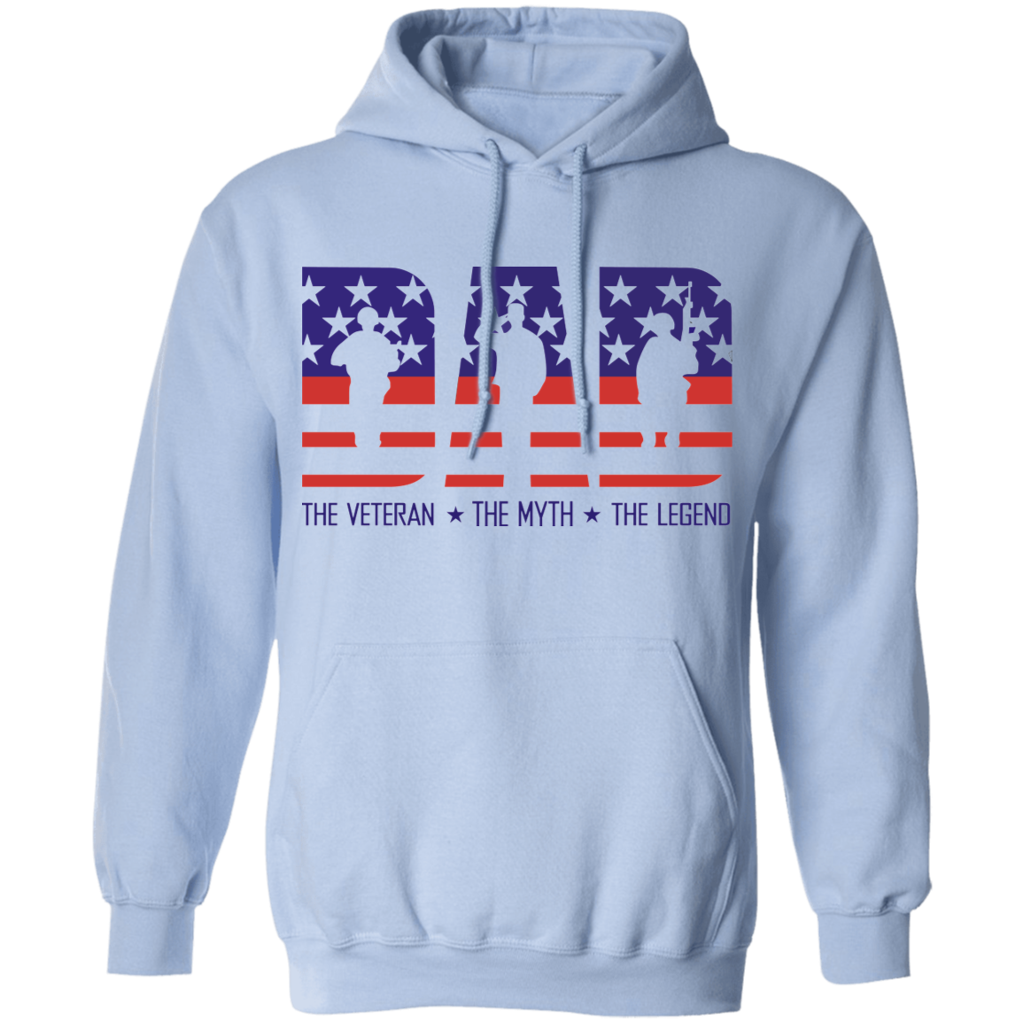 Dad the Veteran Myth and Legend Apparel