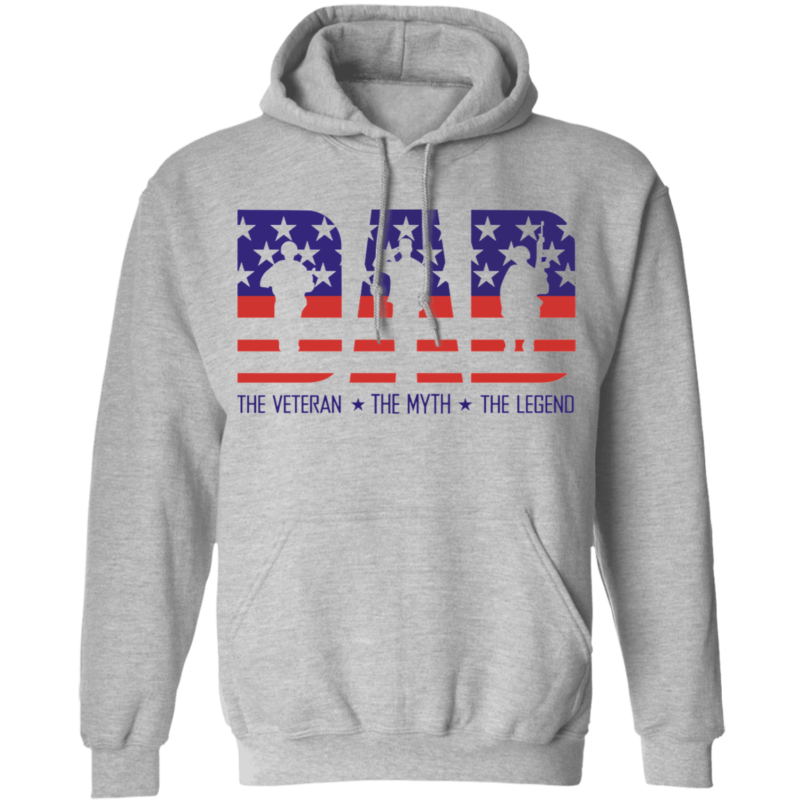 Dad the Veteran Myth and Legend Apparel