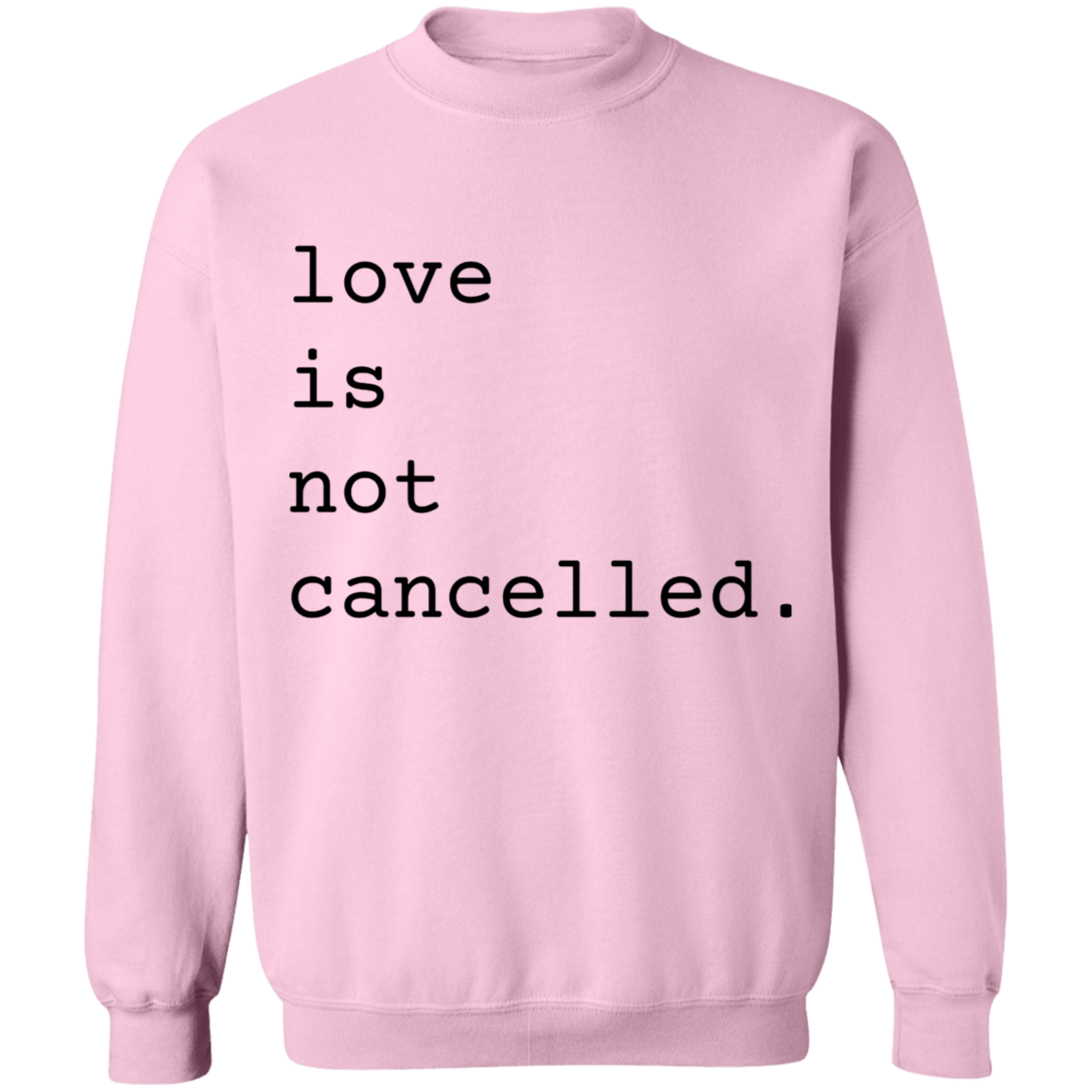 Love is Not Cancelled Apparel