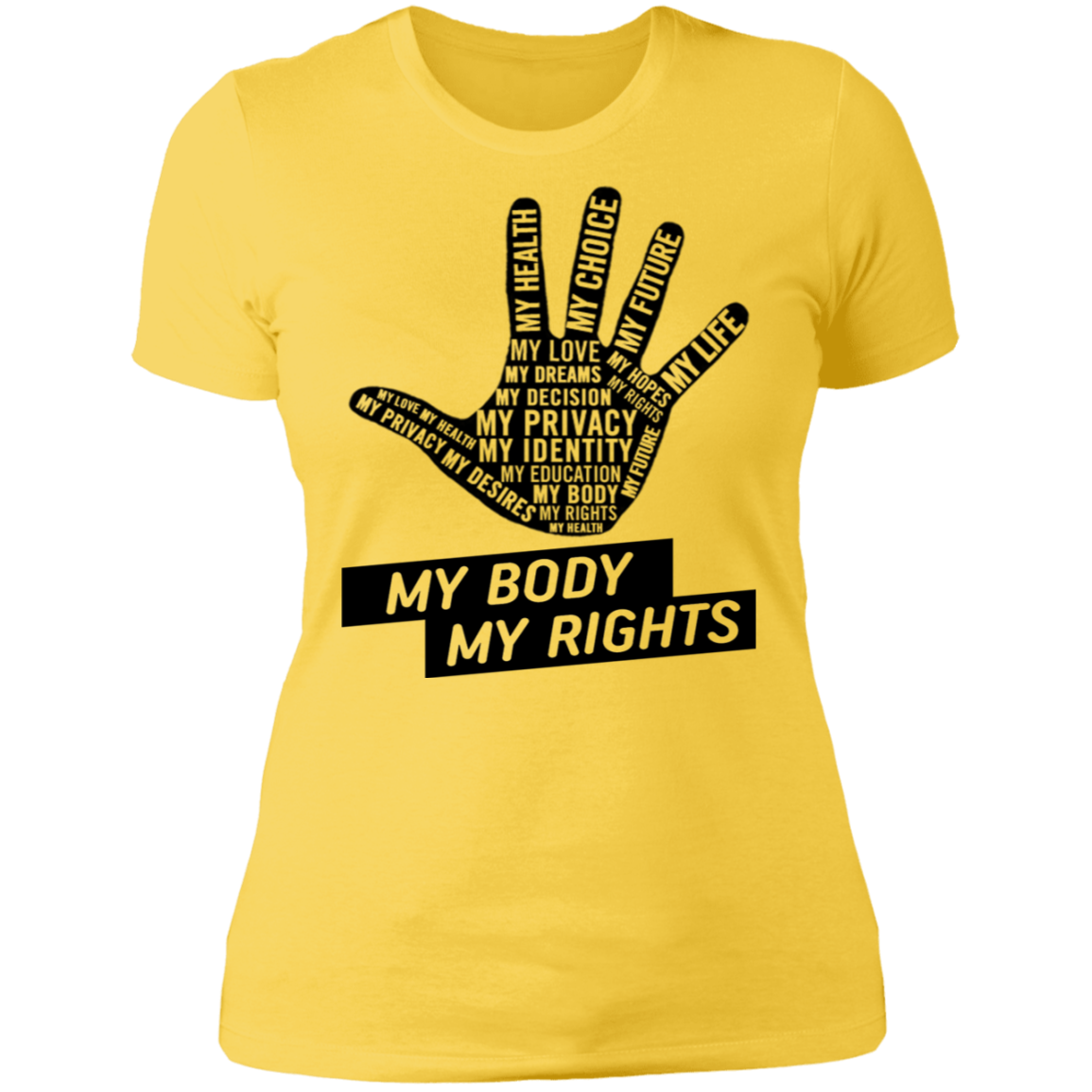 My Body My Rights Boyfriend T-shirt