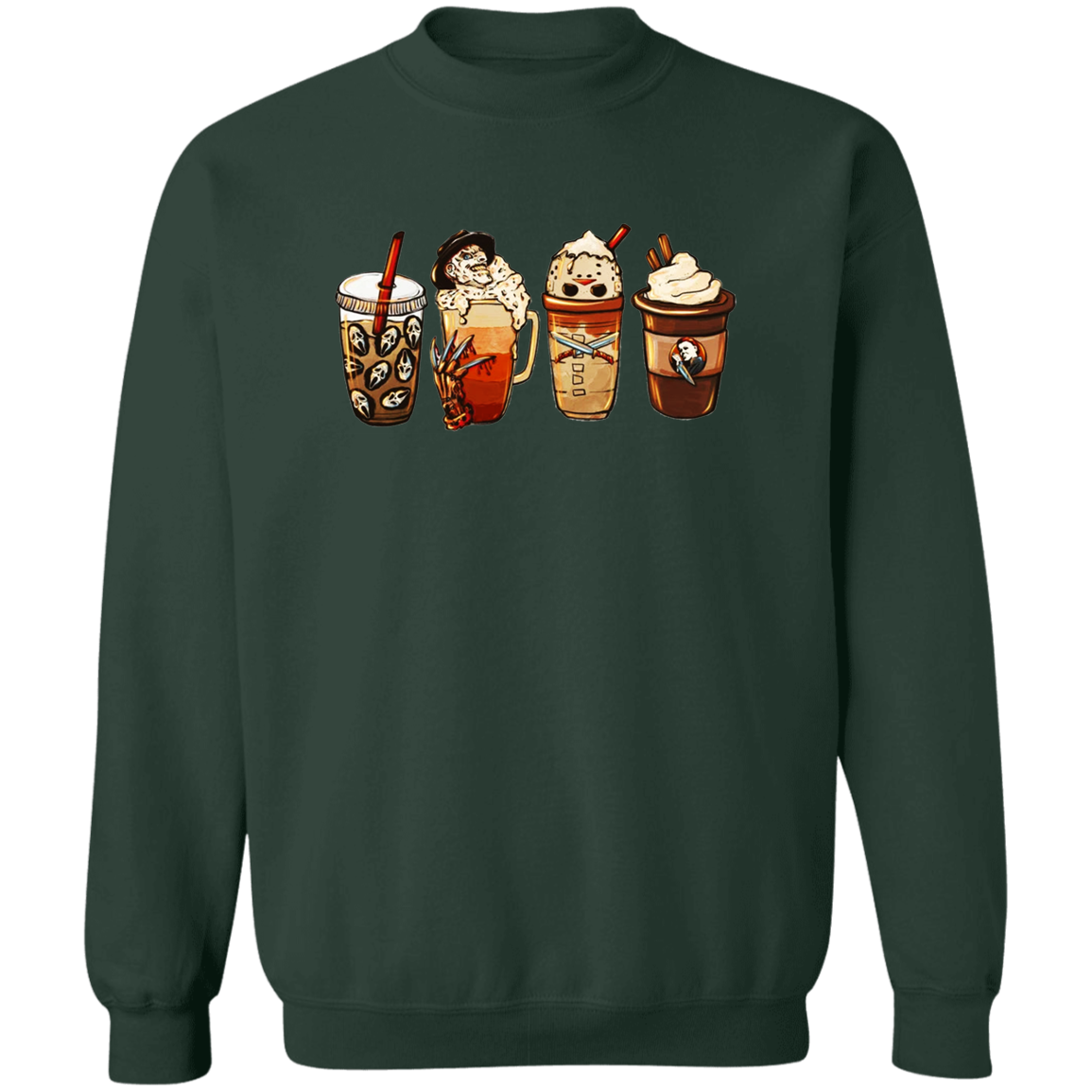 Coffee And Horror Pullover Sweatshirt