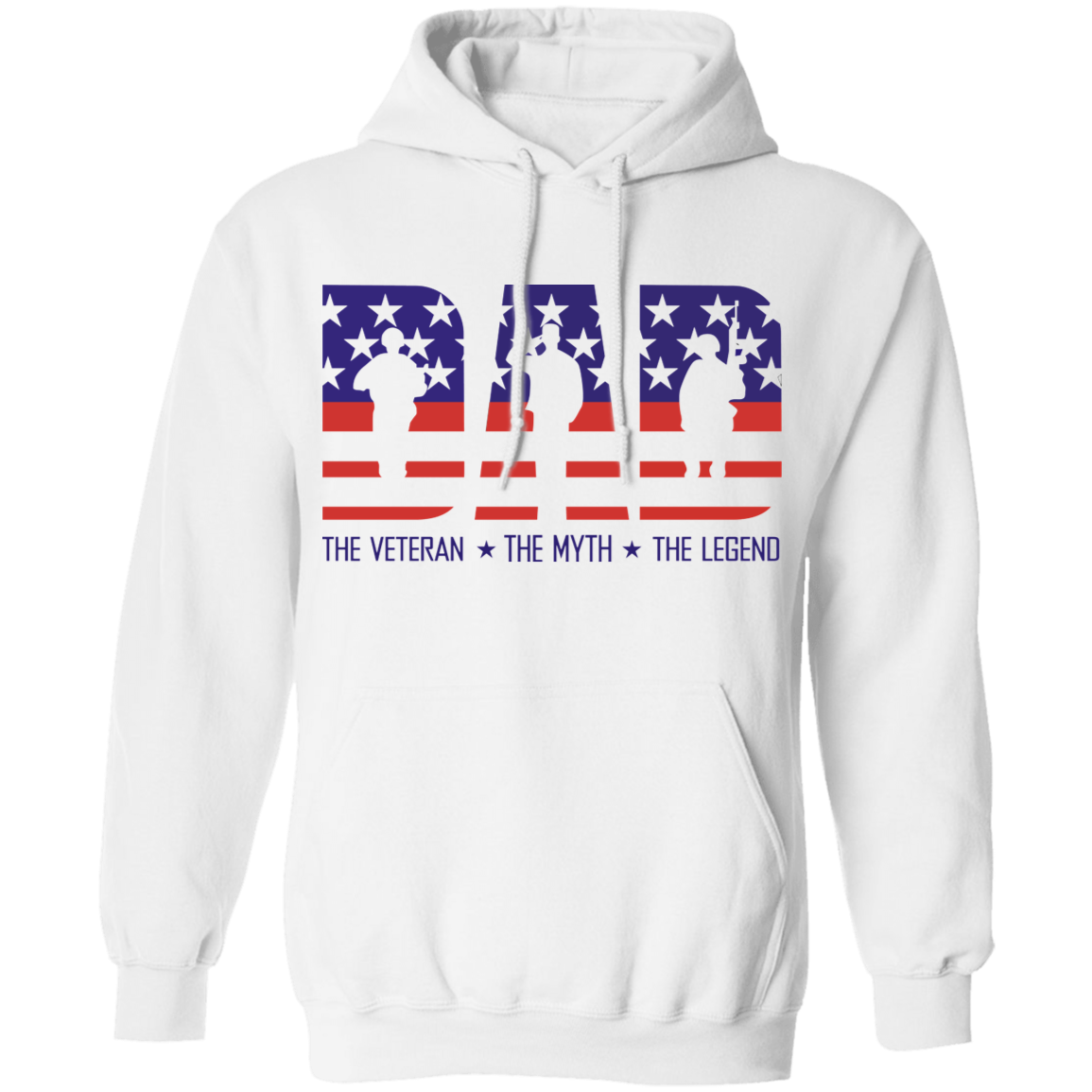 Dad the Veteran Myth and Legend Apparel
