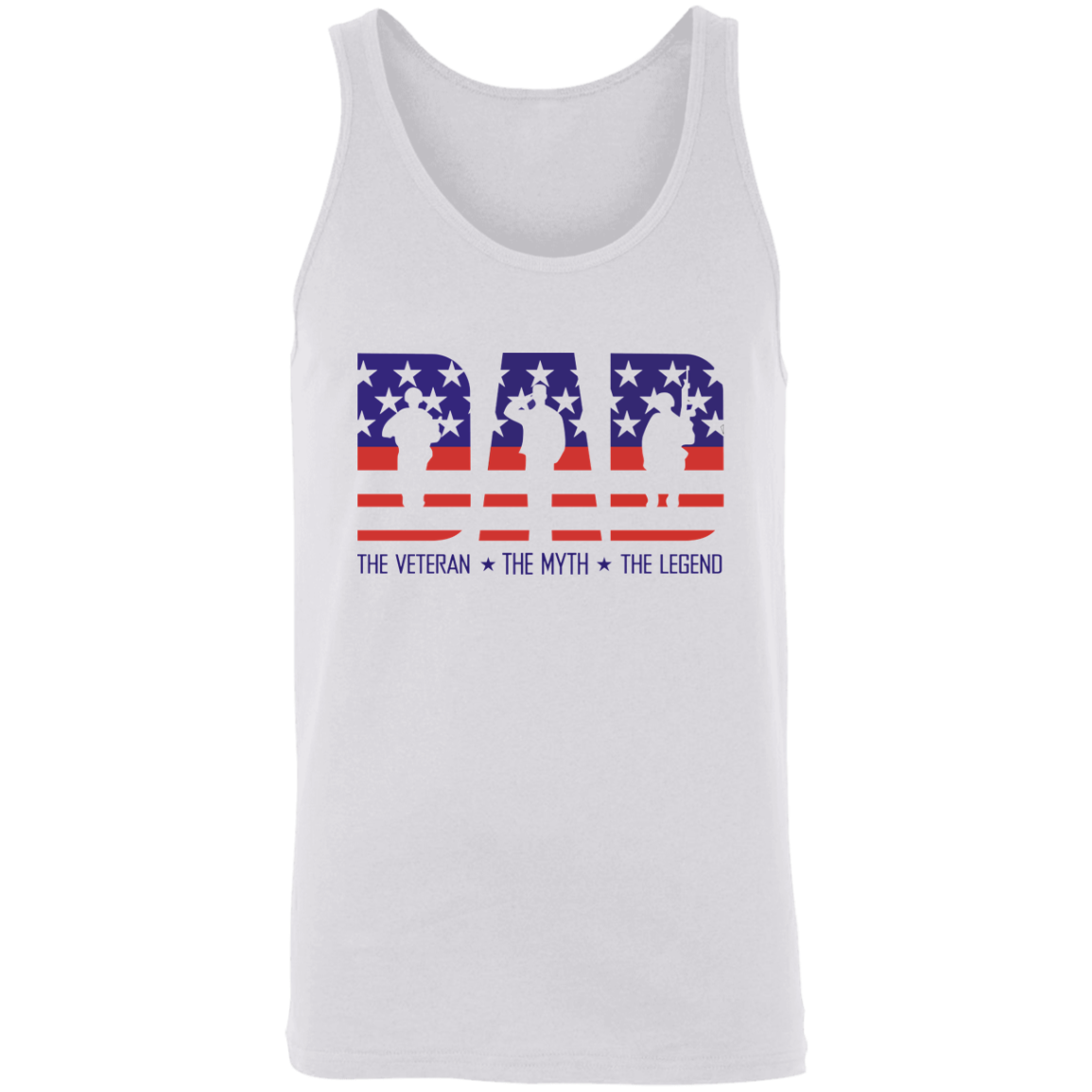 Dad the Veteran Myth and Legend Apparel