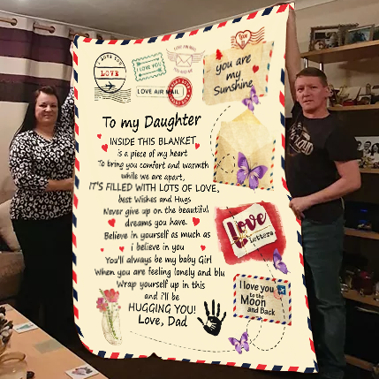 You Are my Sunshine Mail Blanket