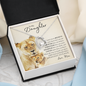 To My Daughter | Lioness Forever Heart Necklace šš