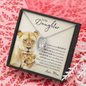 To My Daughter | Lioness Forever Heart Necklace šš