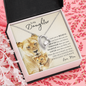 To My Daughter | Lioness Forever Heart Necklace šš