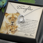 To My Daughter | Lioness Forever Heart Necklace šš