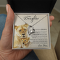 To My Daughter | Lioness Forever Heart Necklace šš