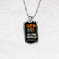 Dad Knows A Lot (Luxury Dog Tag)