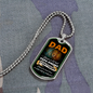 Dad Knows A Lot (Luxury Dog Tag)