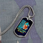 Pain Is Acceptable Quitting Is Not Dog Tag