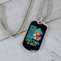 Pain Is Acceptable Quitting Is Not Dog Tag