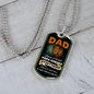 Dad Knows A Lot (Luxury Dog Tag)