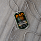 Dad Knows A Lot (Luxury Dog Tag)