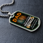 Dad Knows A Lot (Luxury Dog Tag)