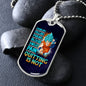 Pain Is Acceptable Quitting Is Not Dog Tag