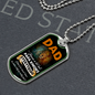Dad Knows A Lot (Luxury Dog Tag)