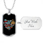 To My Wife | I Love You (Dog Tag)