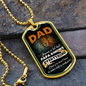 Dad Knows A Lot (Luxury Dog Tag)