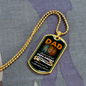 Dad Knows A Lot (Luxury Dog Tag)