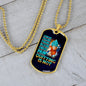 Pain Is Acceptable Quitting Is Not Dog Tag
