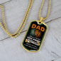 Dad Knows A Lot (Luxury Dog Tag)
