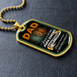 Dad Knows A Lot (Luxury Dog Tag)