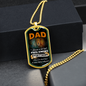 Dad Knows A Lot (Luxury Dog Tag)