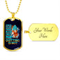Pain Is Acceptable Quitting Is Not Dog Tag