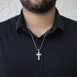 To My Son | Grateful Mom Cross Necklace āš