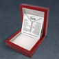 To My Son | Grateful Mom Cross Necklace āš