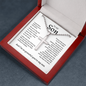 To My Son | Grateful Mom Cross Necklace āš