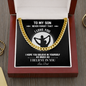 To My Son | Believe In Yourself (Cuban Link Chain Necklace)