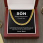 To My Son | Always Remember Cuban Necklace
