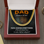 Dad Knows A Lot (Cuban Link Chain Necklace)
