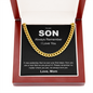 To My Son | Always Remember Cuban Necklace