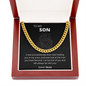 To MY SON | CUBAN NECKLACE