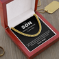 To My Son | Always Remember Cuban Necklace