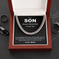 To My Son | Always Remember Cuban Necklace