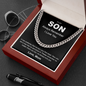 To My Son | Always Remember Cuban Necklace