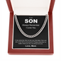 To My Son | Always Remember Cuban Necklace