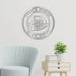 Elaborate Split Style Monogram Wall Art
