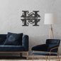 Personalized Family Name Monogram Wall Art