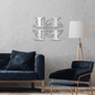 Personalized Family Name Monogram Wall Art