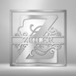 Split Monogram Metal Wall Art