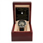 Happy Father's Day | Dad Thanks For Always Making Time | Father's Day Gift Watch