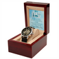 To My Dad Gift Watch | Any Man Can Be A Father | Father's Day Gift