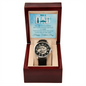 To My Dad Gift Watch | Any Man Can Be A Father | Father's Day Gift