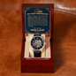 To Our Son On Your Wedding Day | Openwork Watch Plus Message Card